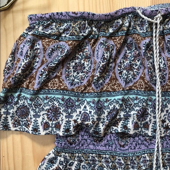 Boho floral tube top - Picture 2 of 4